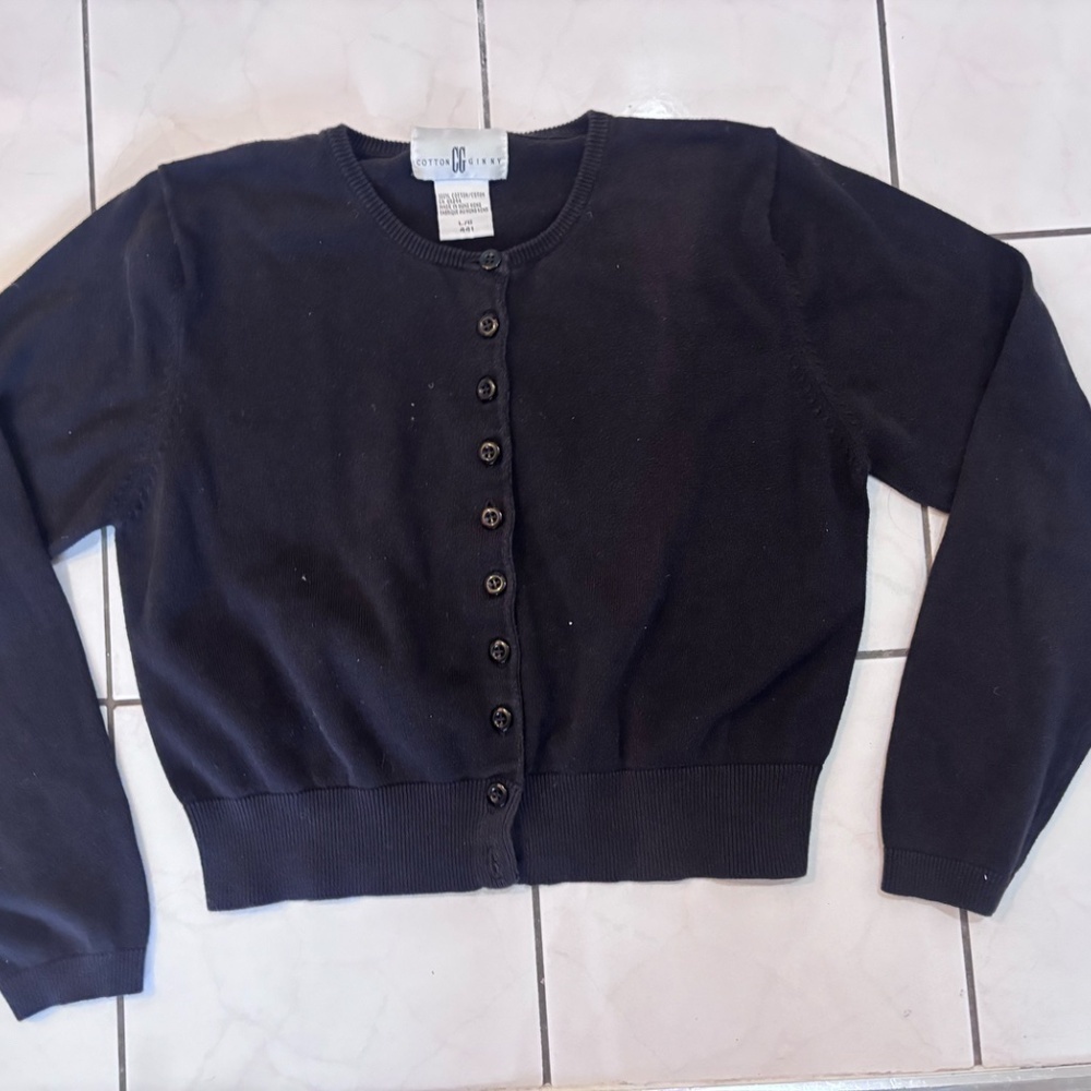 Vintage black 90s cardigan y2k * accepting offers